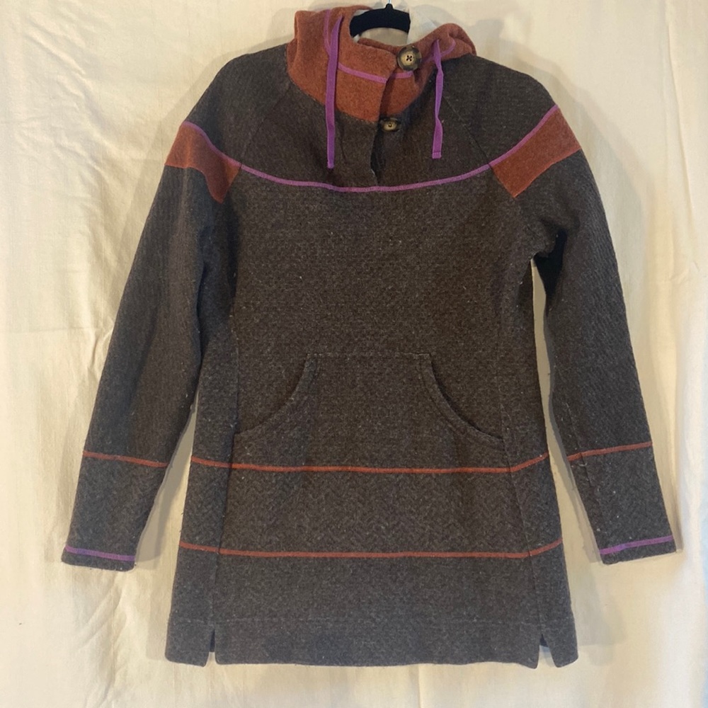 Prana Wool hooded tunic size medium